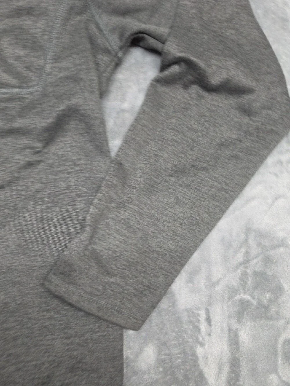 The North Face heather gray